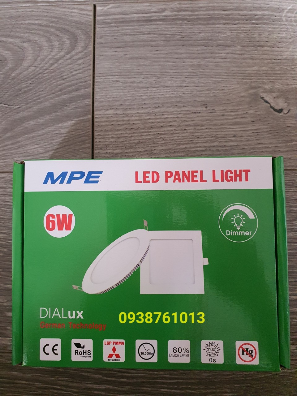 [HCM] Đèn Led Âm Trần Siêu Mỏng MPE 6w - BH 2 Năm 1 Đổi 1