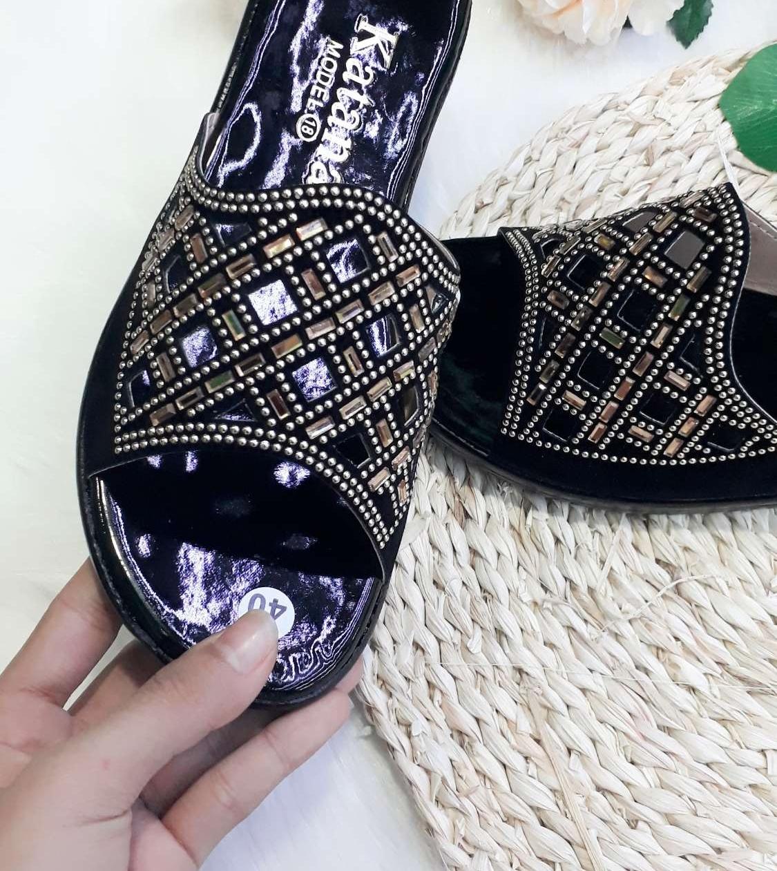 dép trung niên đính đá size 40-43