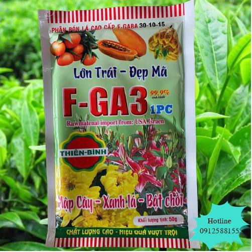Phân Bón Lá Cao Cấp FGA3, (trọng lượng gói 50g)
