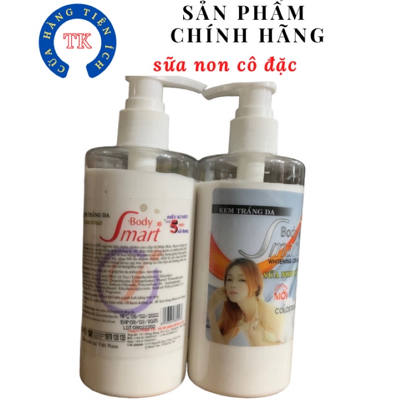 Kem sữa non cô đặc kích trắng body smart hiệu quả sau 5 ngày sử dụng