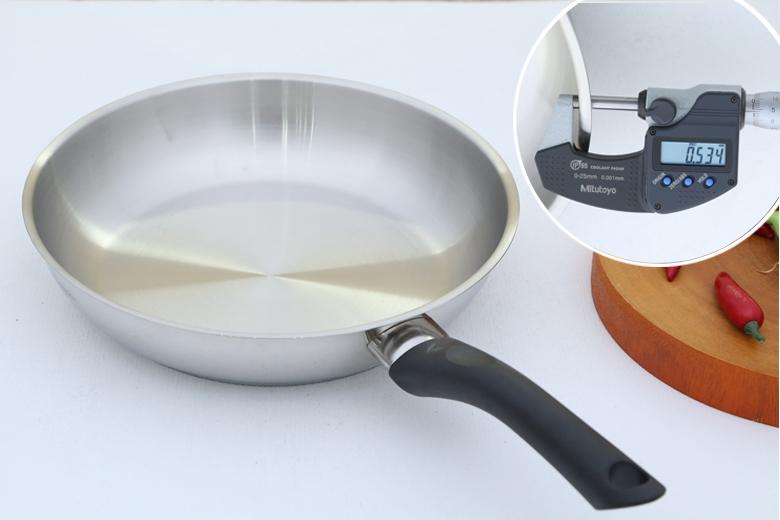 Chảo inox chống dính 3 đáy Cookever 28 (sâu lòng)