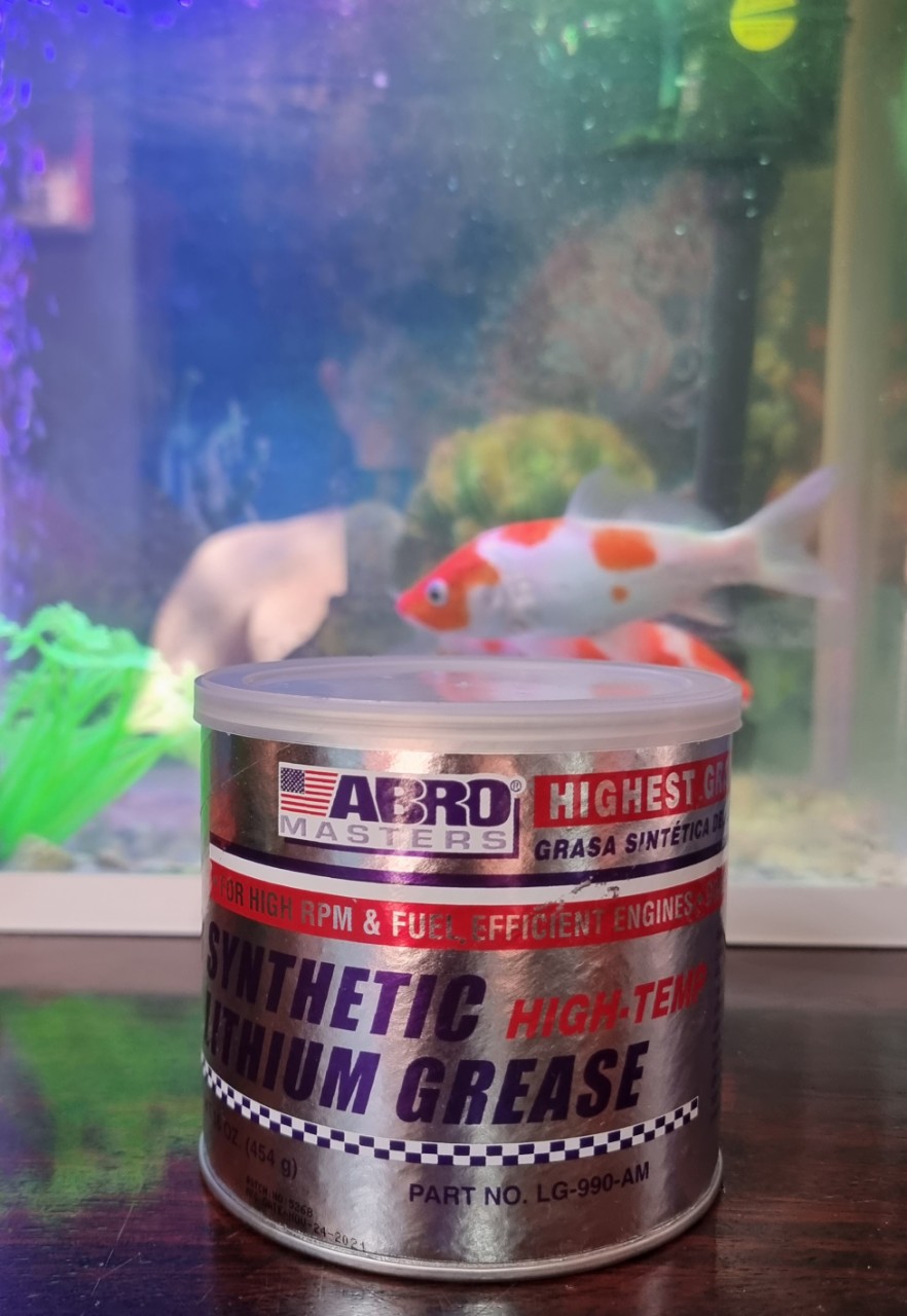 Mỡ Bò Xanh Đen ABRO Synthetic Lithium Grease USA (454g)