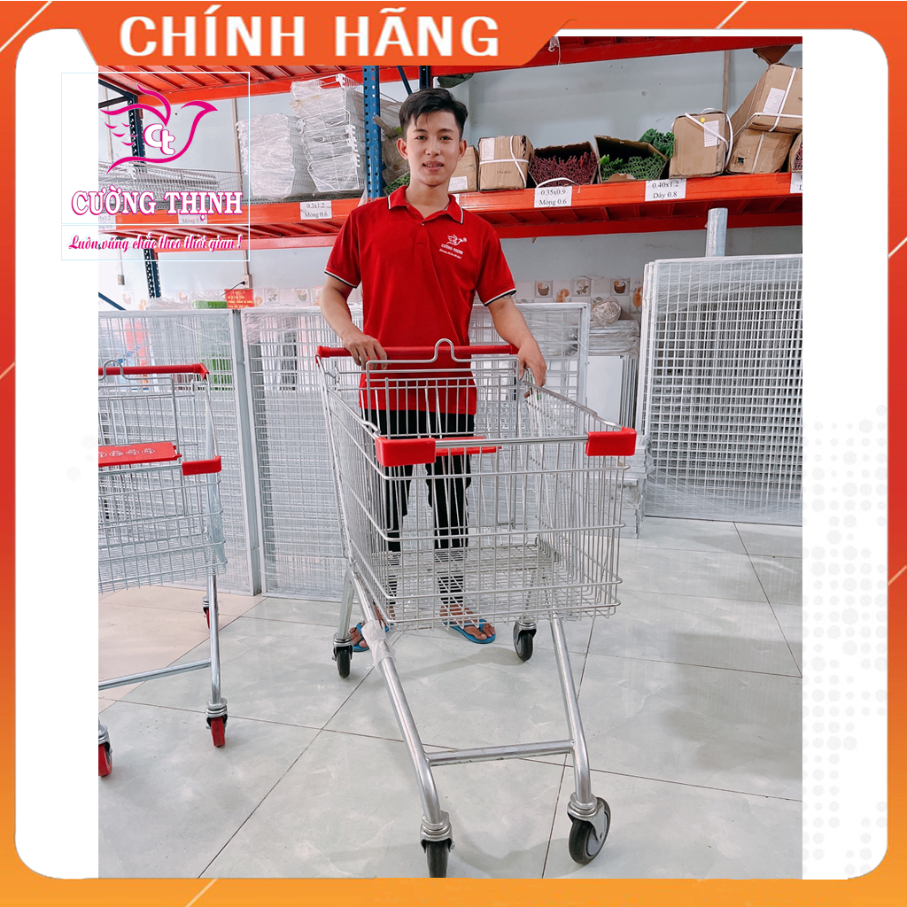 Xe đẩy siêu thị 60lít
