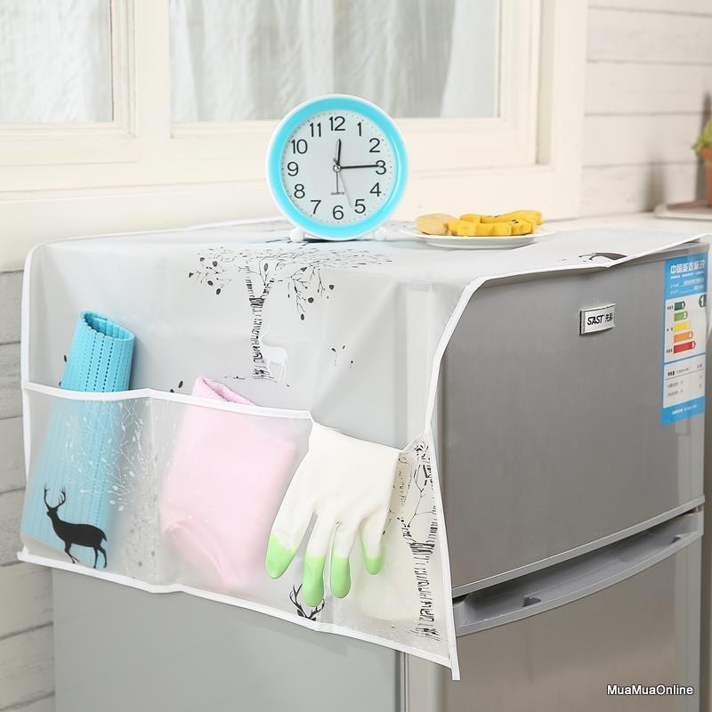 Tấm Phủ Tủ Lạnh Nasee Có Ngăn Đựng Đồ Cao Cấp