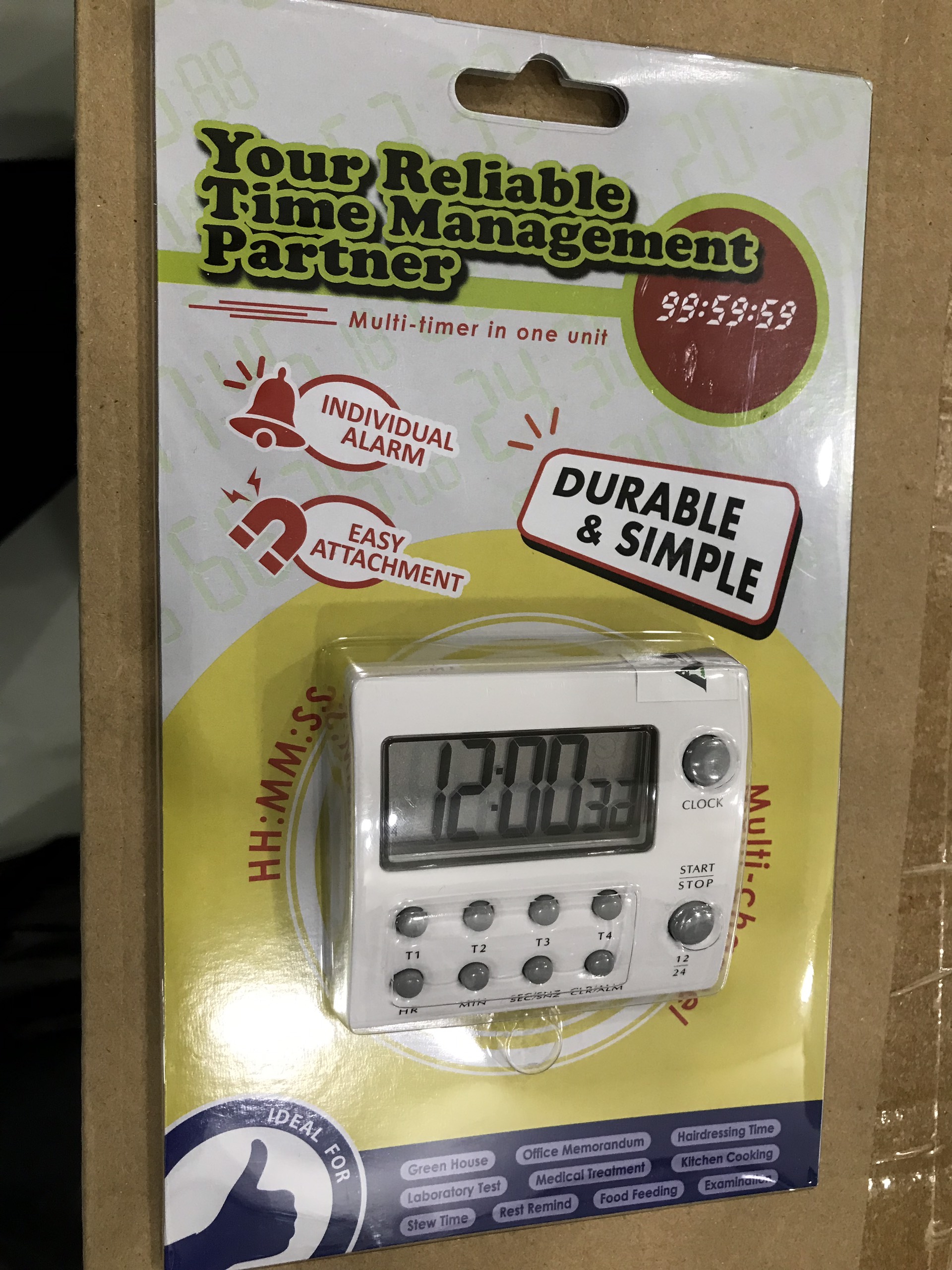 [HCM]Đồng hồ bấm giây 4 timer TM44 Đức