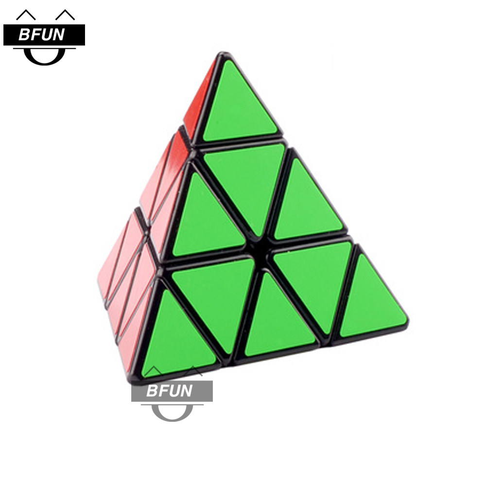 Đồ Chơi Rubik TAM GIÁC 3x3 Viền Đen Cao Cấp - Rubik Biến Thể 4 Mặt, Khối Rubik Xoay Mượt Giá Rẻ - Đồ Chơi Trẻ Em BFUN