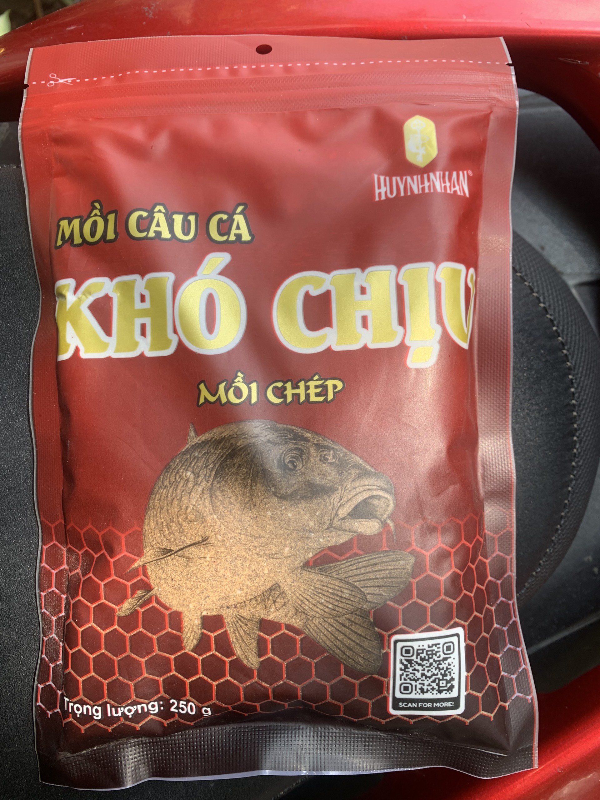 Mồi câu cá Khó Chịu đỏ ( Combo 4 gói ) -DUYFISHING