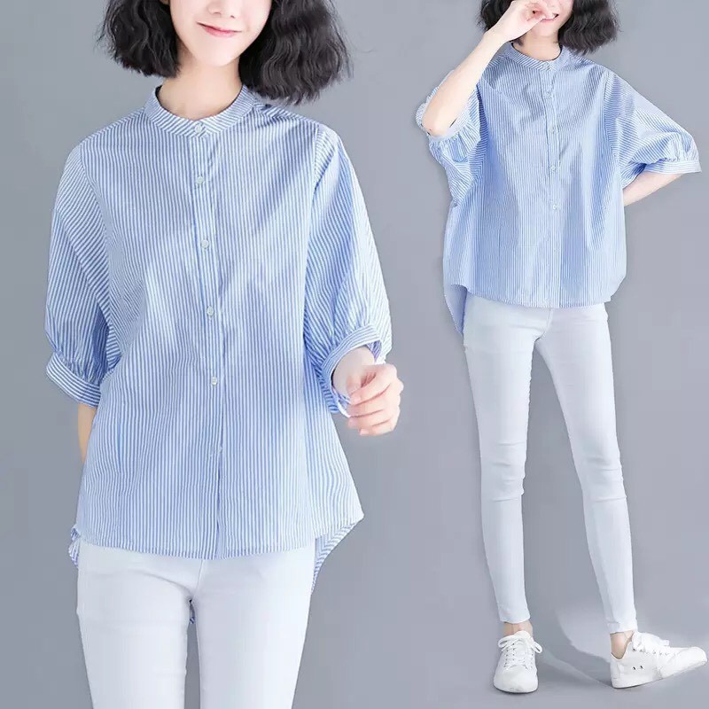 [HCM]ÁO SỌC BỤI BỤI FORM RỘNG