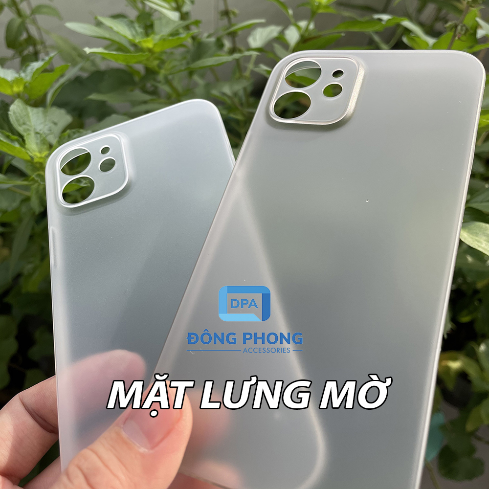 Combo 2 Ốp Lưng Trong Nhám Unibody iPhone 12 Mini Siêu Mỏng