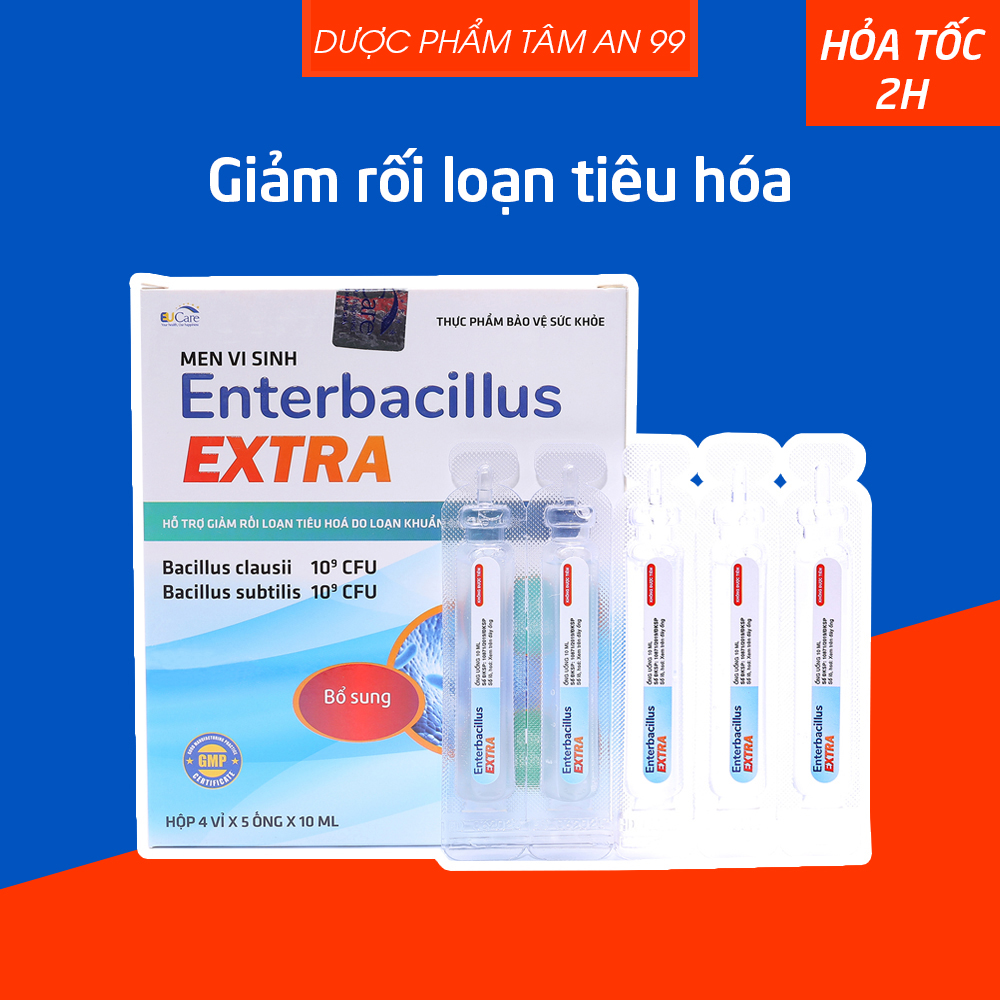 Men Vi Sinh Enterbacillus EXTRA hỗ trợ giảm rối loạn tiêu hóa do loại