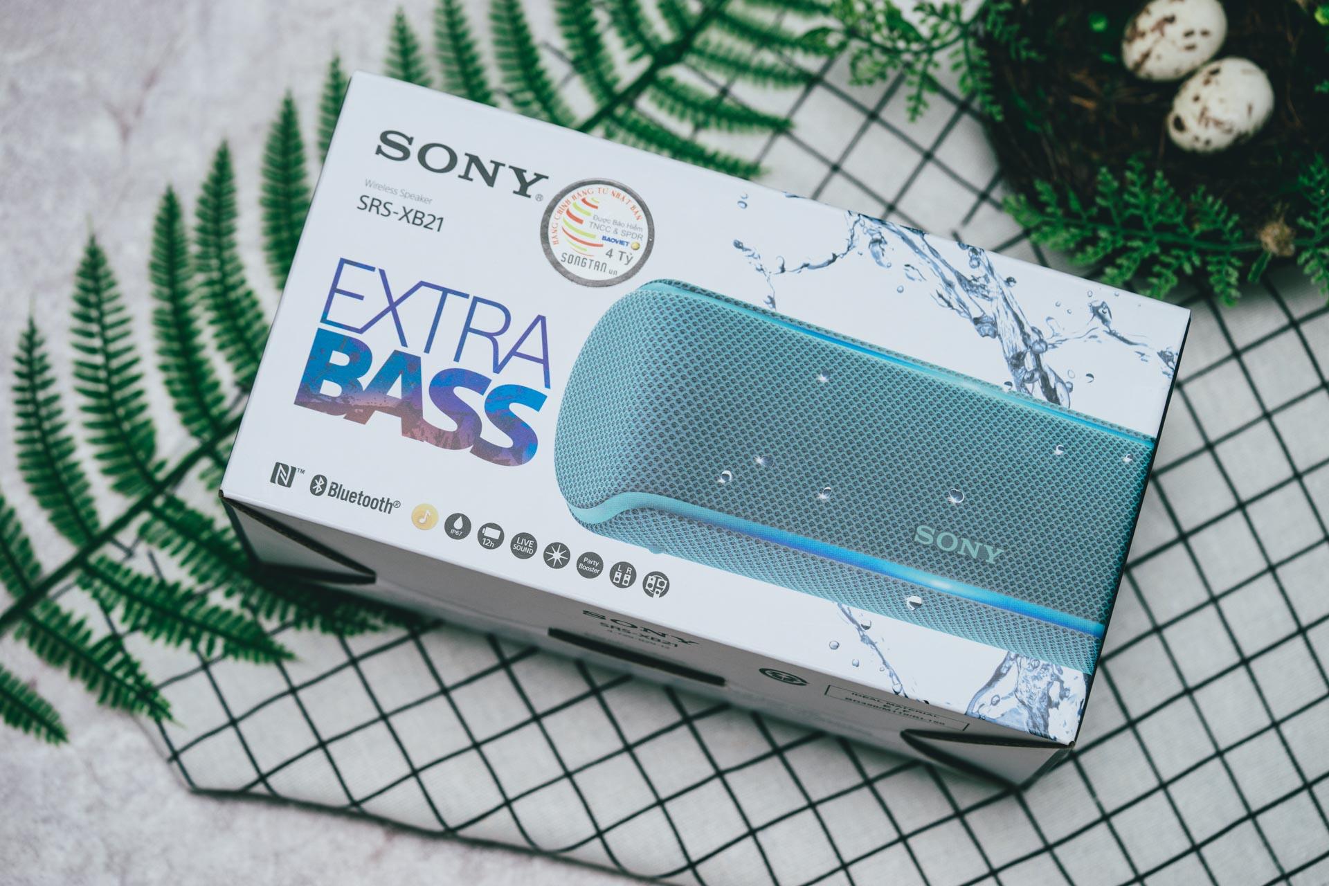Loa bluetooth Sony SRS-XB21 chống nước(Like new Nobox)