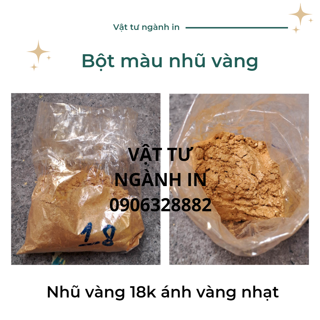 100 gram bột màu nhũ vàng 24K phun sơn tường, sơn tượng, phào chỉ nhũ vàng, sơn nhũ vàng heo đất,đồ gốm sứ,vẽ thư pháp