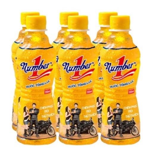 Lốc 6 chai Nước tăng lực Number one  330ml