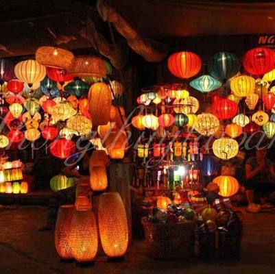 Đèn lồng đỏ củ tỏi Hội An(35cm,45cm,60cm) - trang trí