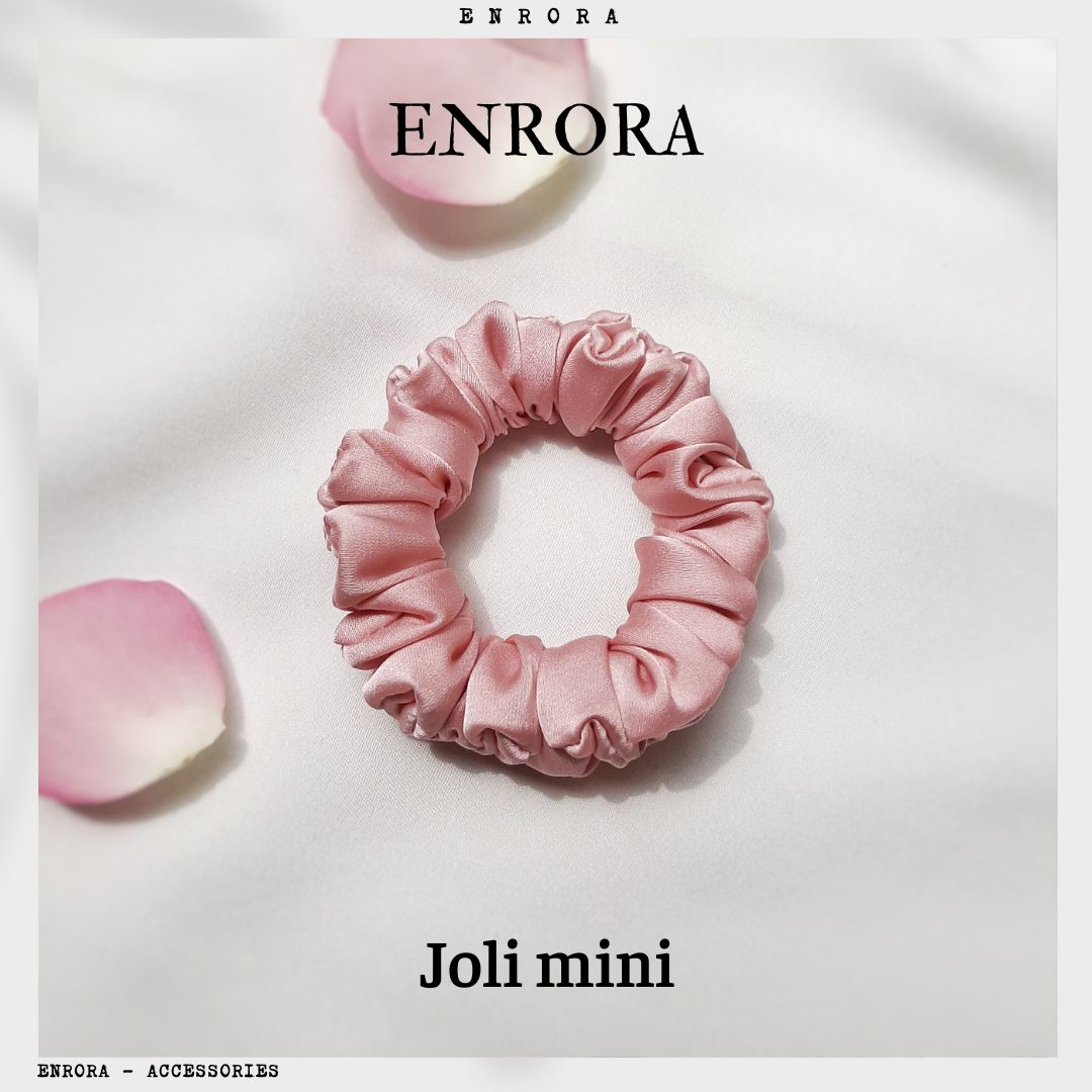 Scrunchies Cột Tóc Vải Lụa ENRORA nhiều màu sắc [100% Handmade]