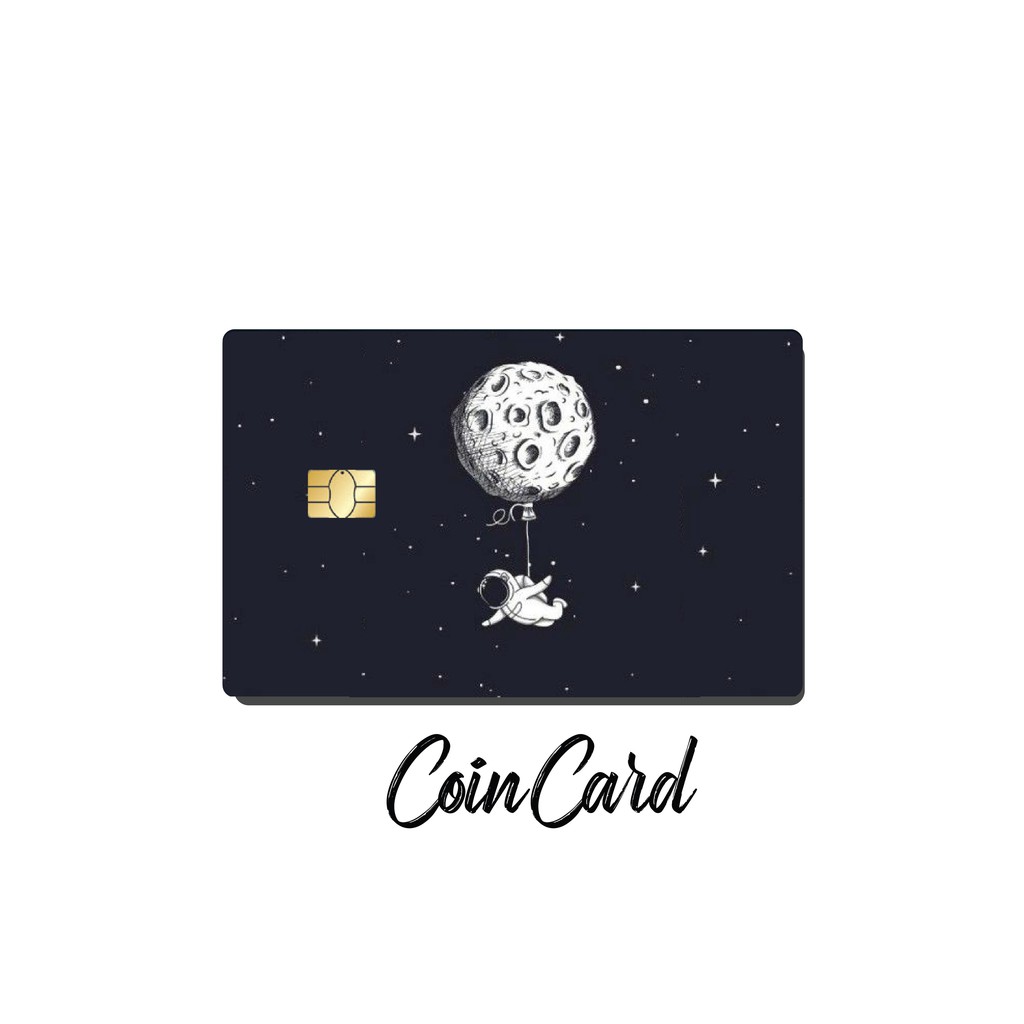 ‍ NASA (Sticker / Miếng dán Thẻ ATM, Thẻ Ghi nợ, Tín dụng) | Dán thẻ ATM CoinCard