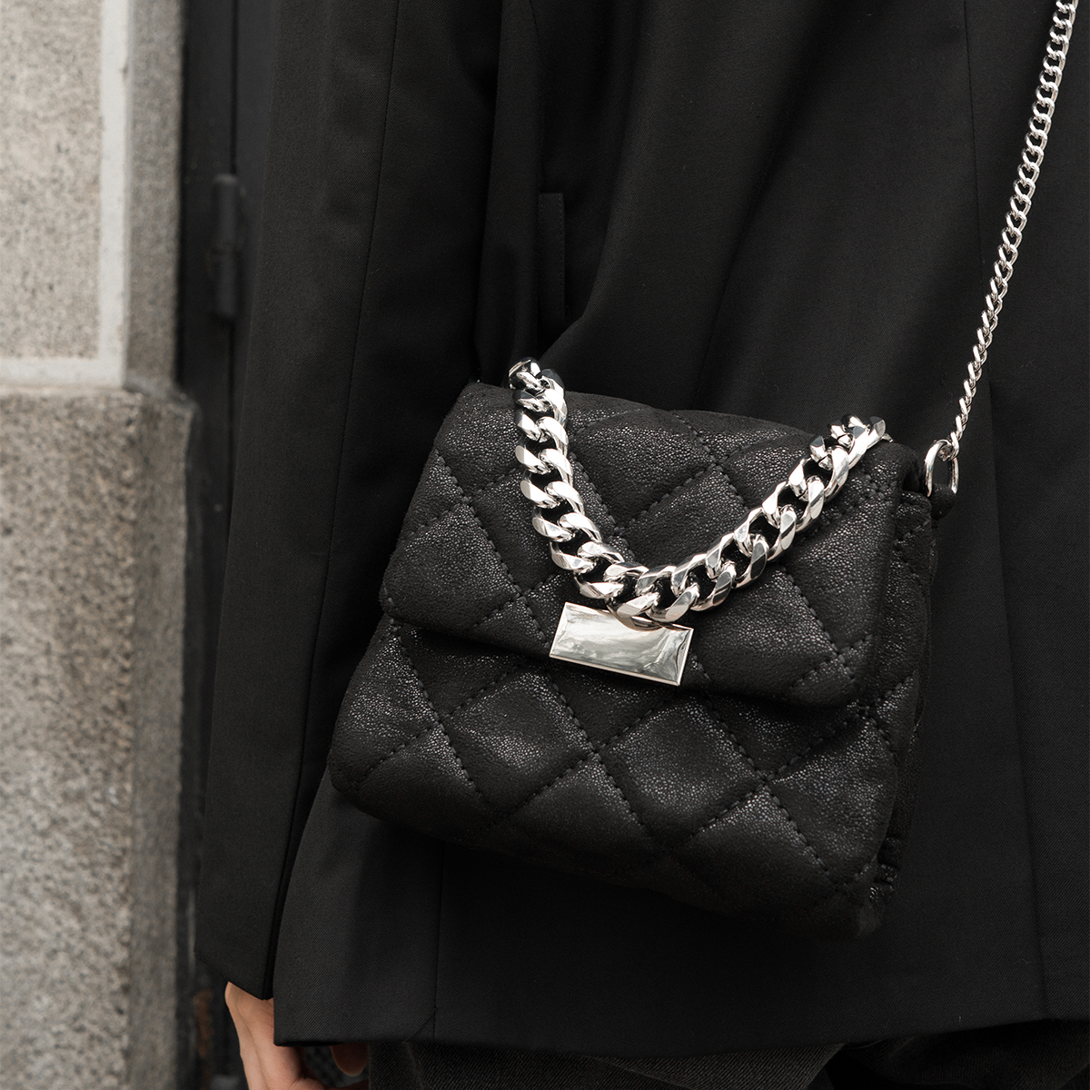 Túi xách Floralpunk Silver Chain Bag