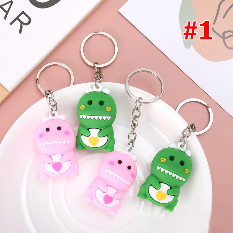 Móc treo balo Khủng Long Răng Hô Smile - móc khóa cute - KAShop