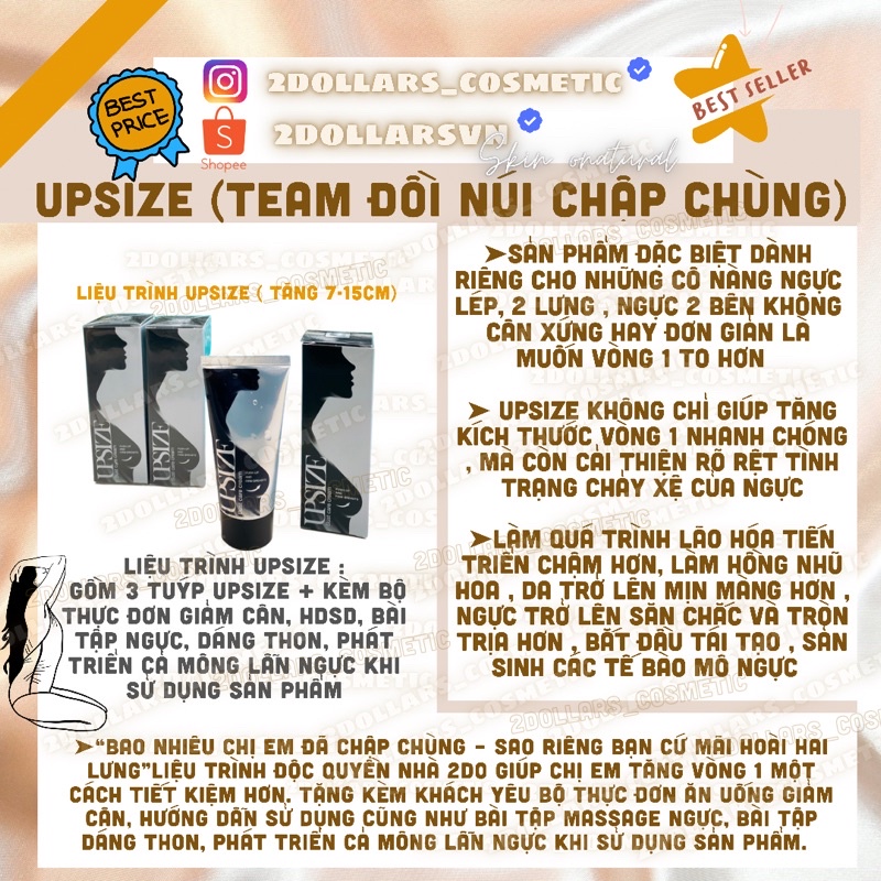 Kem Massage Nở Ngực Upsize 50ml
