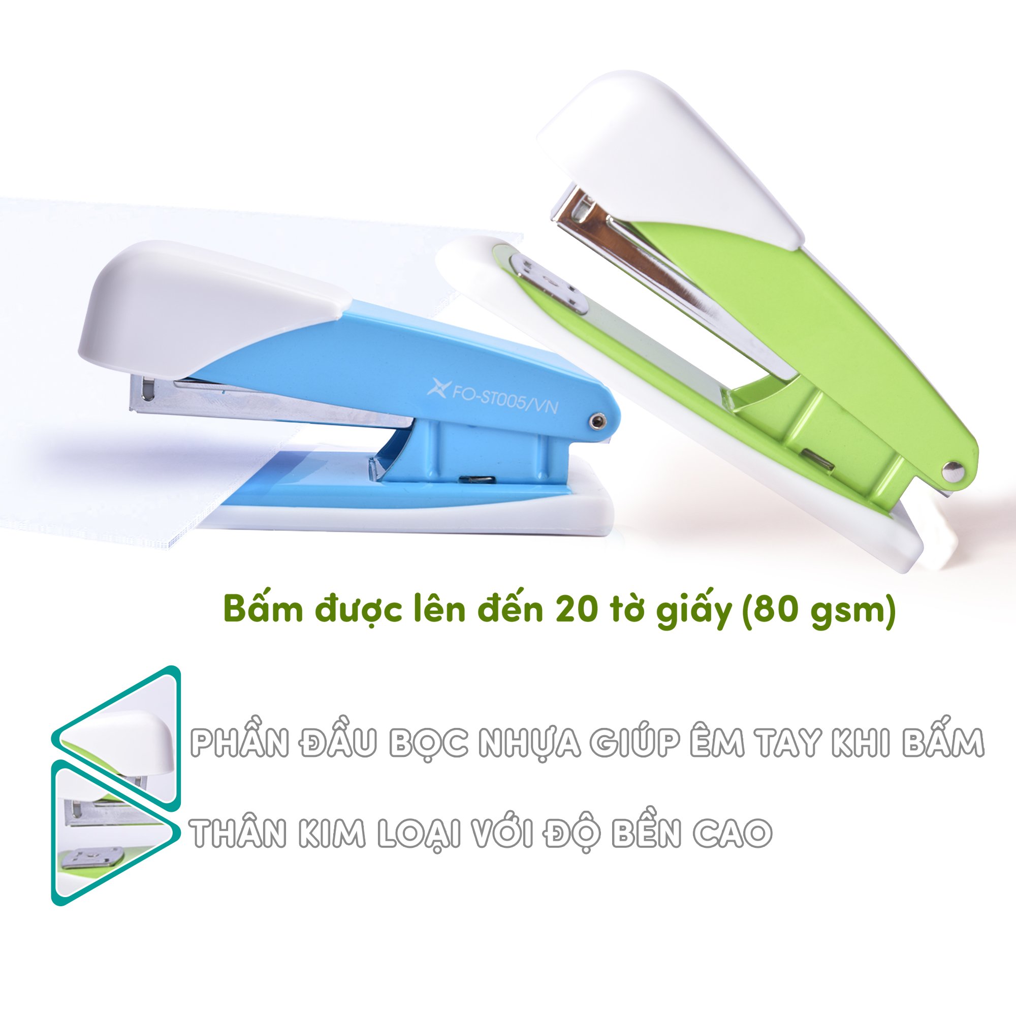 Bấm kim số 3 Thiên Long Flexoffice FO-ST005