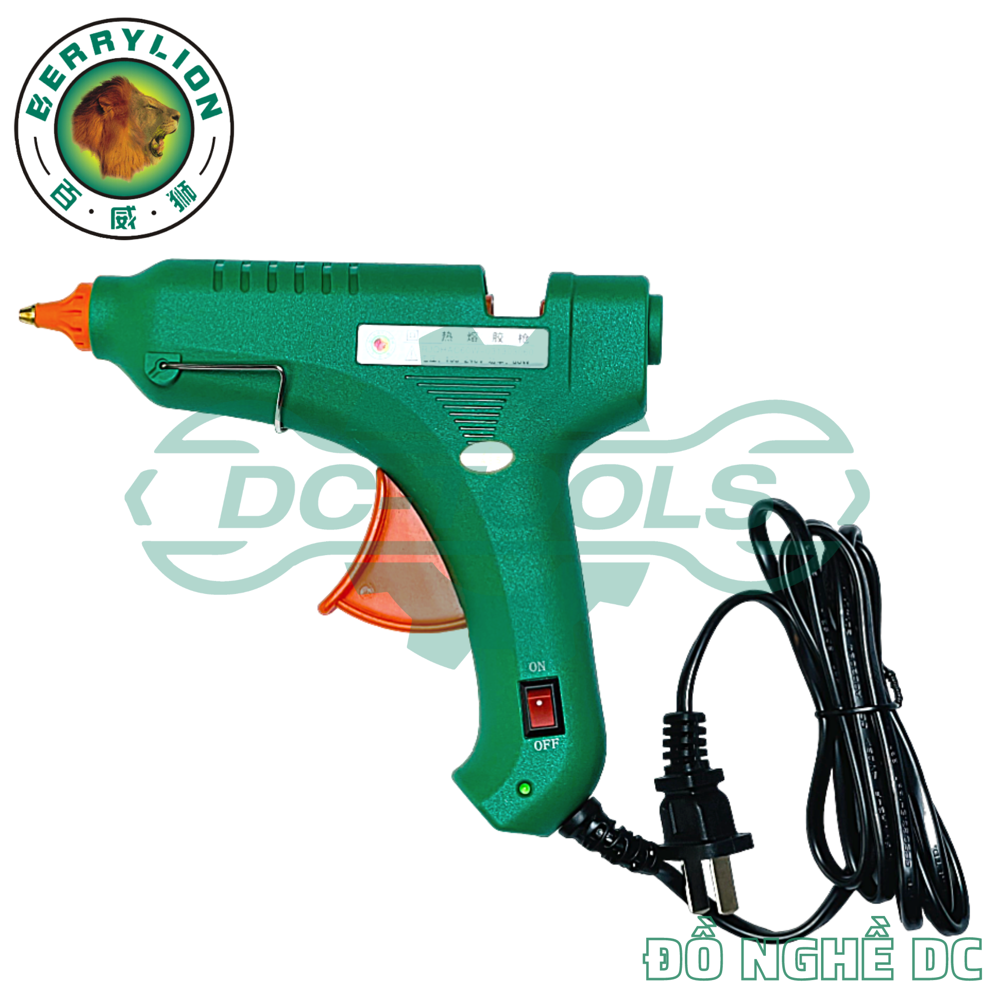 Súng bắn keo điện 60W-220V Berrylion 031303060 giúp làm nóng keo nhanh Có