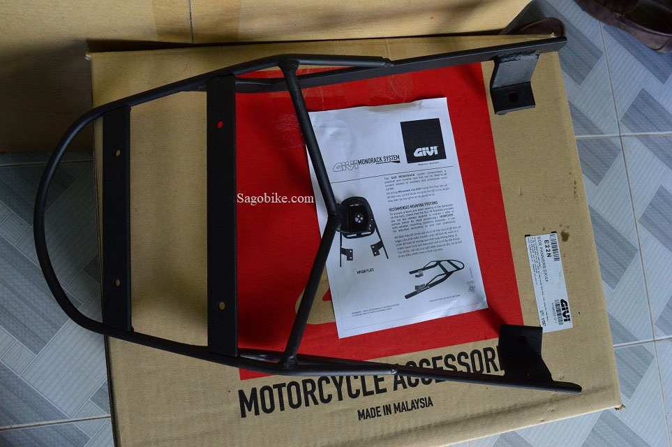 Baga givi cho Air Blade 2013, cảng xe Airblade, hàng chính hãng, mới 100%