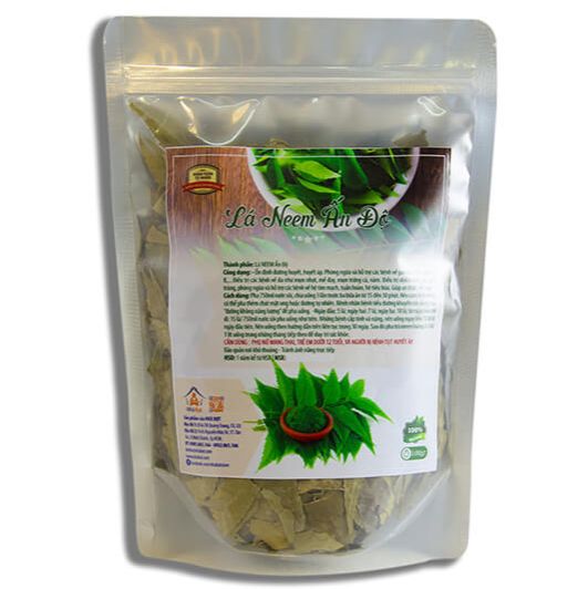 1kg Lá Neem Ấn Độ nguyên lá xanh thơm