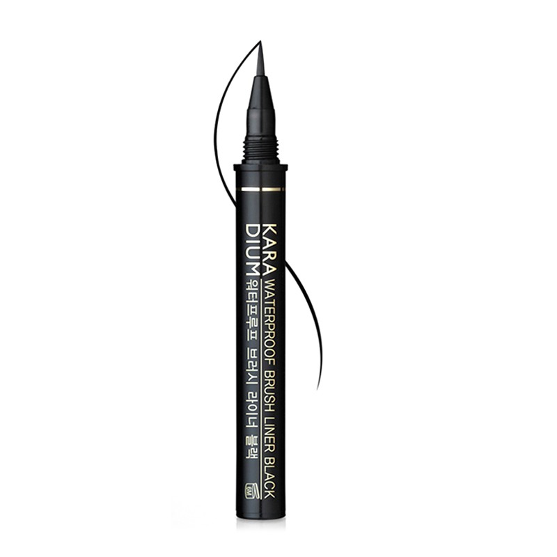 [HCM]Bút dạ kẻ mắt nước Karadium waterproof brush liner black