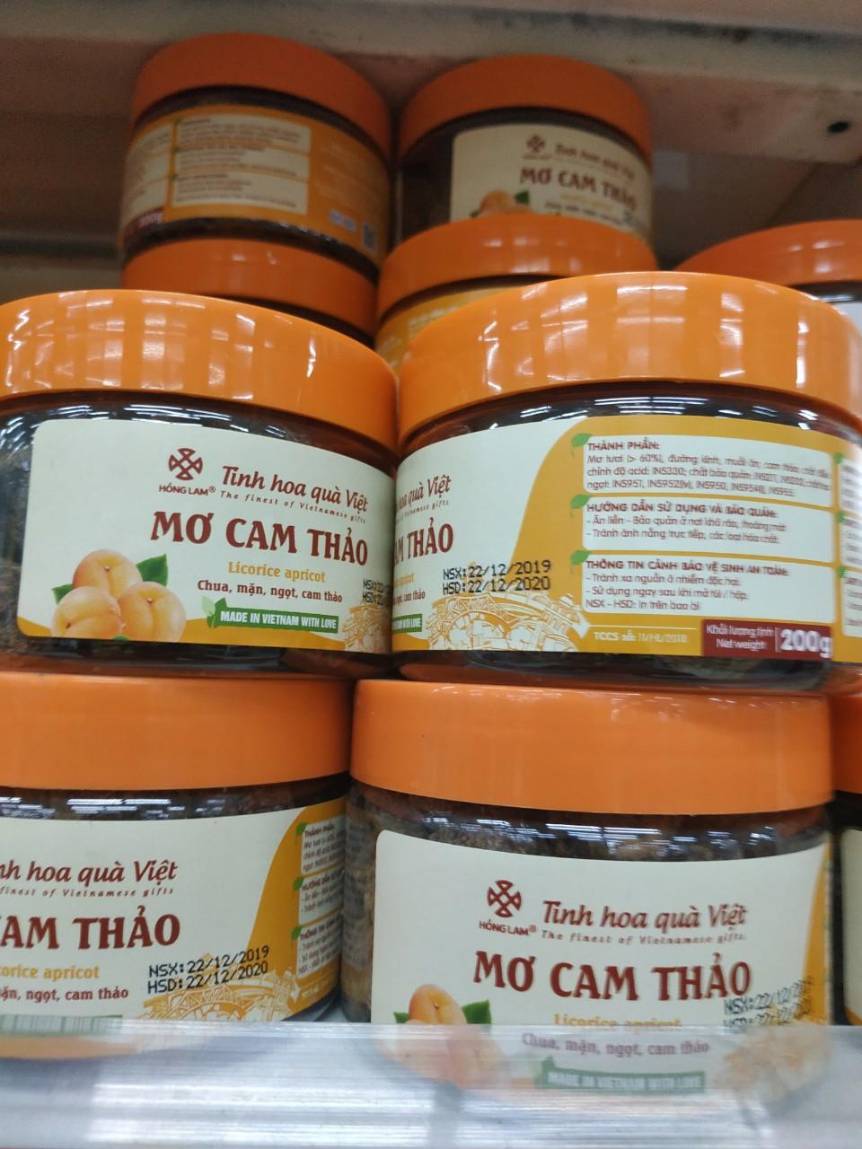 mơ chua mặn ngọt 200g