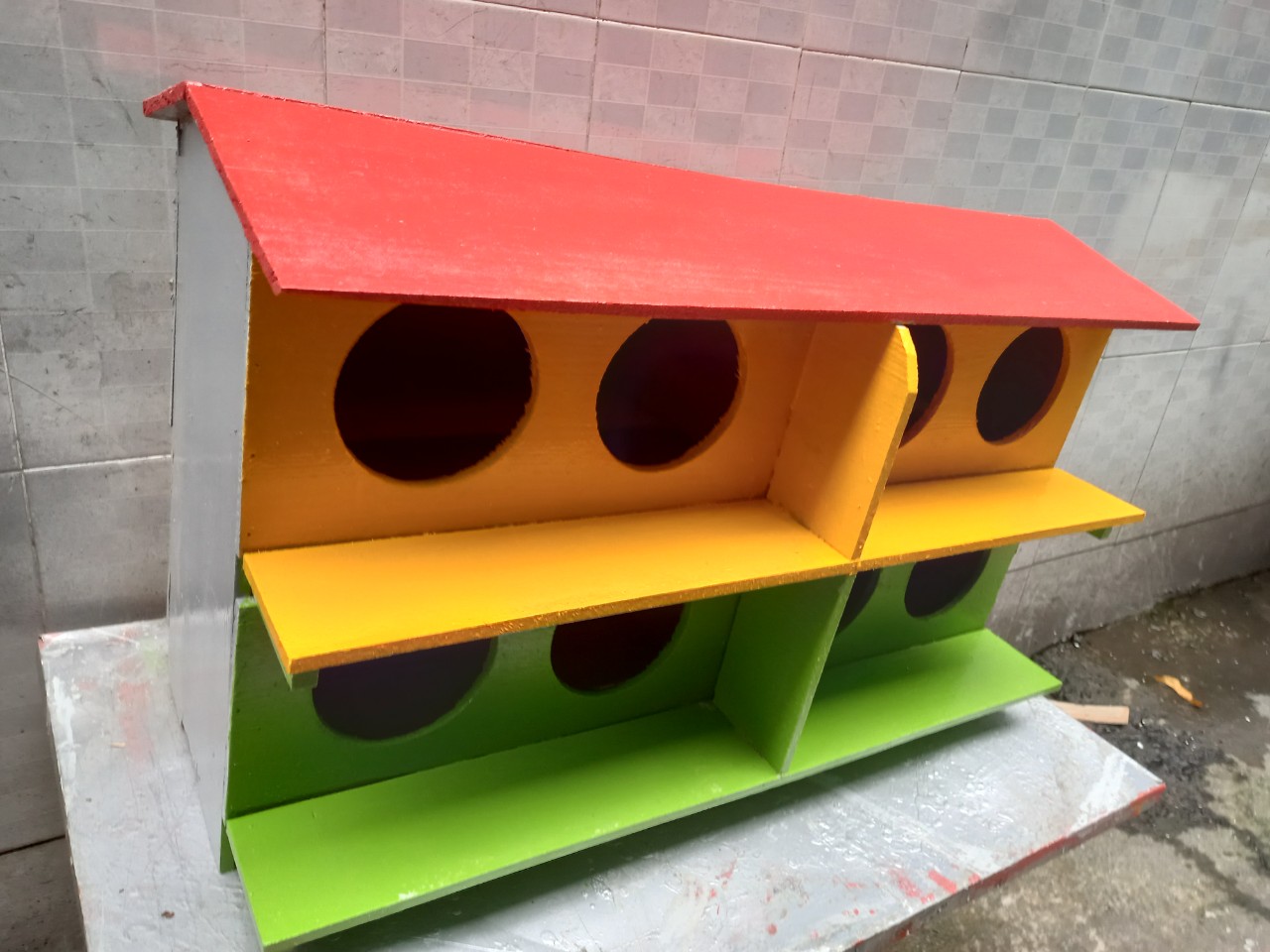 Chuồng chim bồ câu 8 Lỗ bằng gỗ