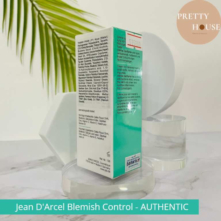 [DATE MỚI]Kem ngừa mụn, dưỡng da Jean D’Arcel Blemish Control