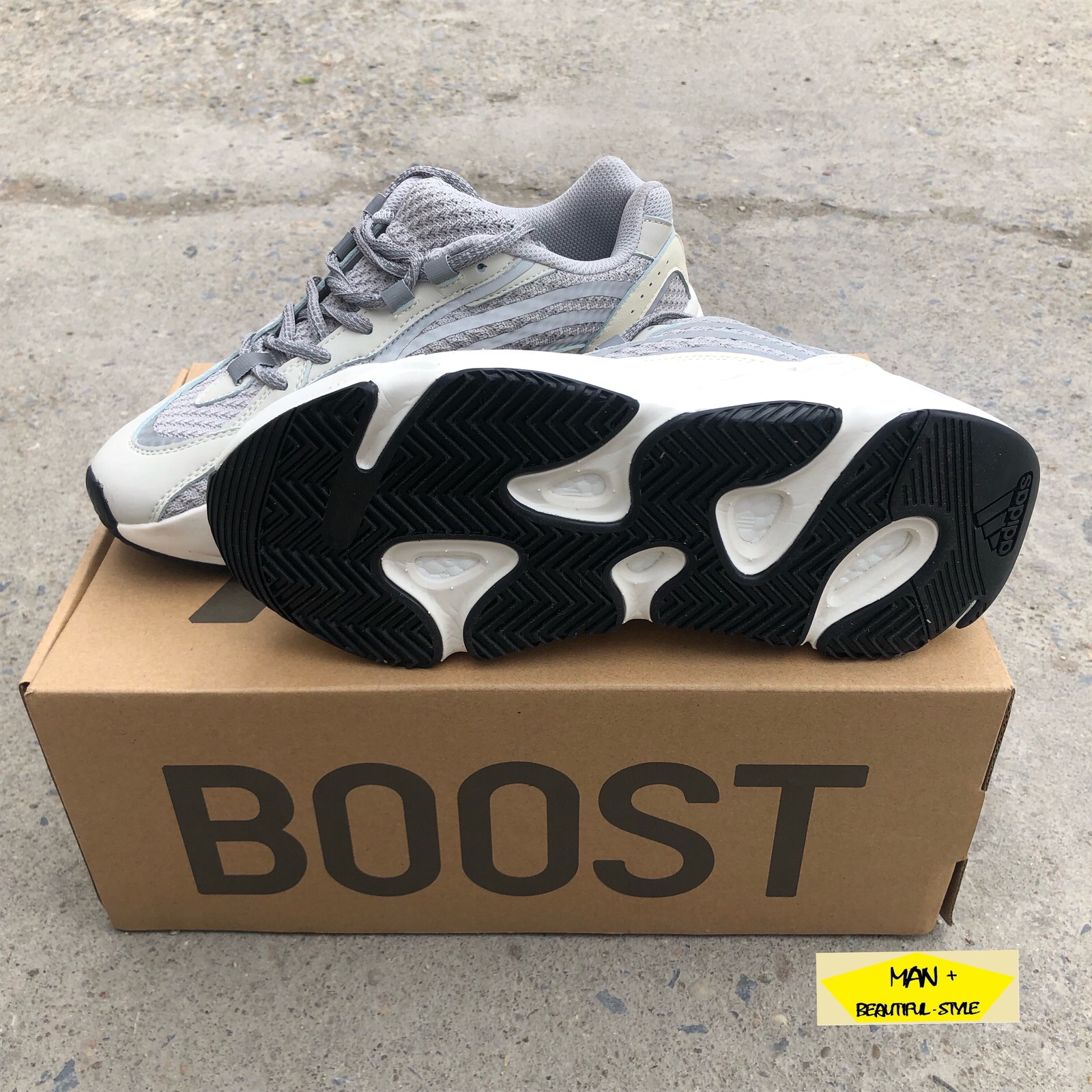 (GIÀY PHẢN QUANG) giày thể thao sneaker YEEZY BOOST 700 static