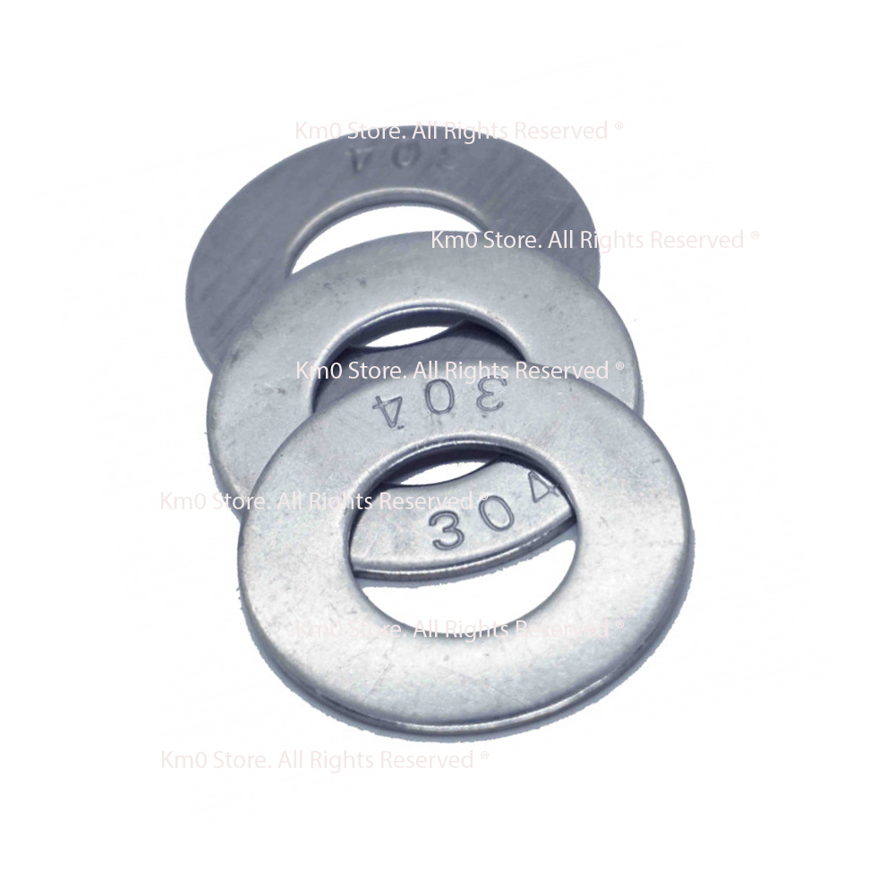 Set 03 Lông Đền Phẳng INOX 304 Cho Ốc M3, M4, M5 CD1045