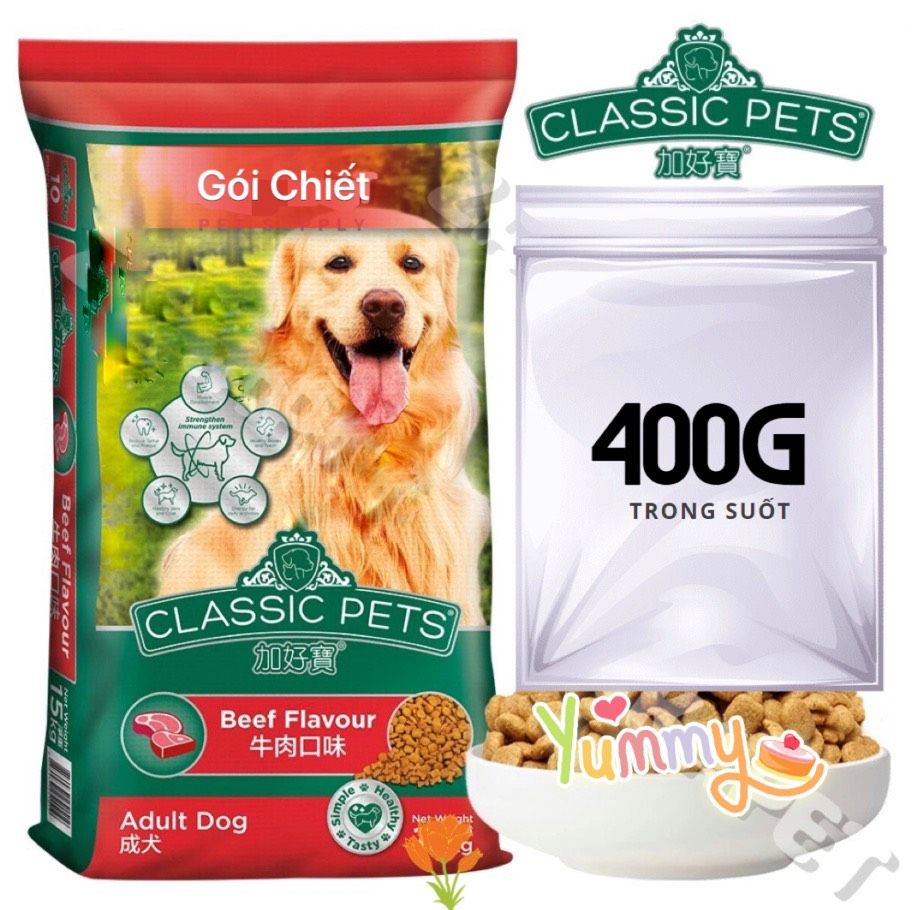 Thức ăn chó lớn Classic Pets Vị Thịt Bò