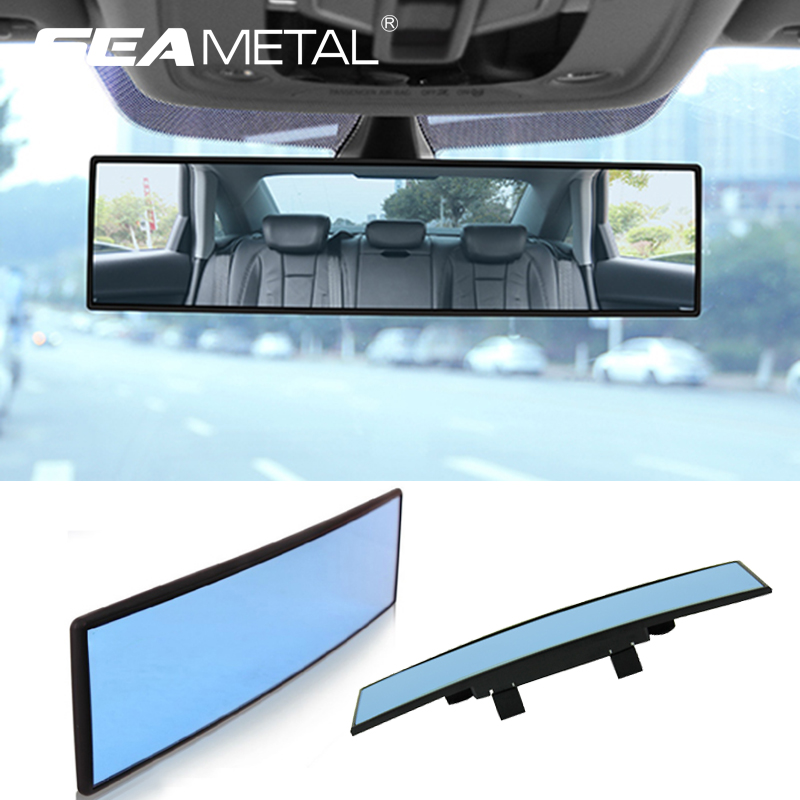 30cm HD Car Rear View Mirror Wide-angle Panoramic Reverse Back Parking Reference