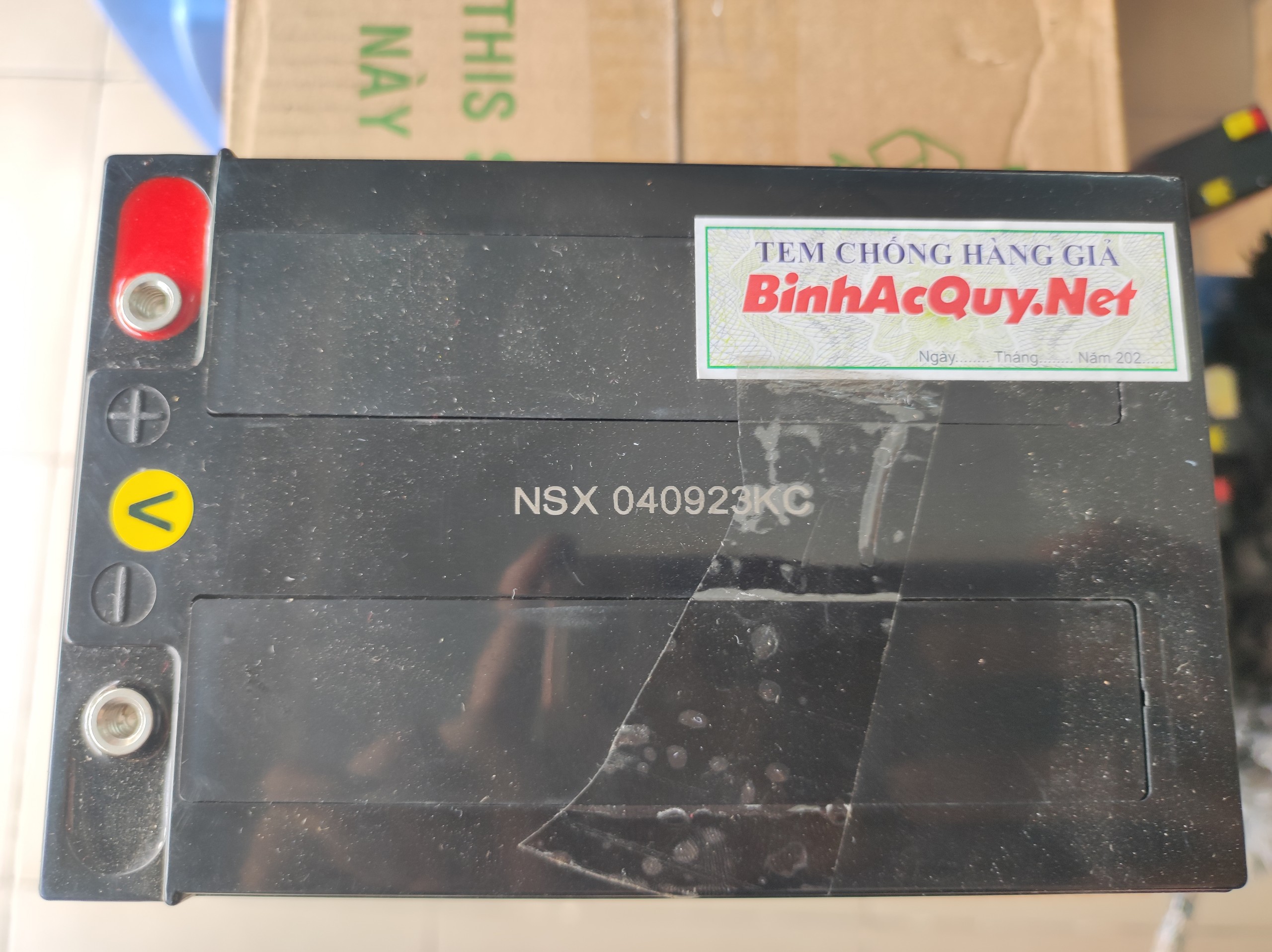 BÌNH ẮC QUY WP15-12SE (12V - 15Ah ) - GLOBE cho xe đạp điện, xe máy điện