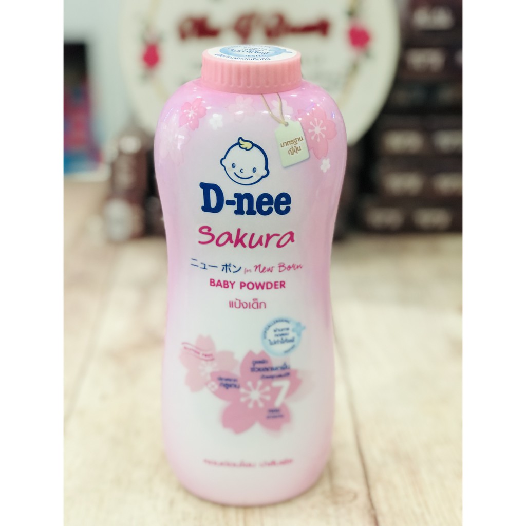 Phấn rôm dnee thái lan d-nee baby powder 380g thơm , khô thoáng , dịu nhẹ da bé