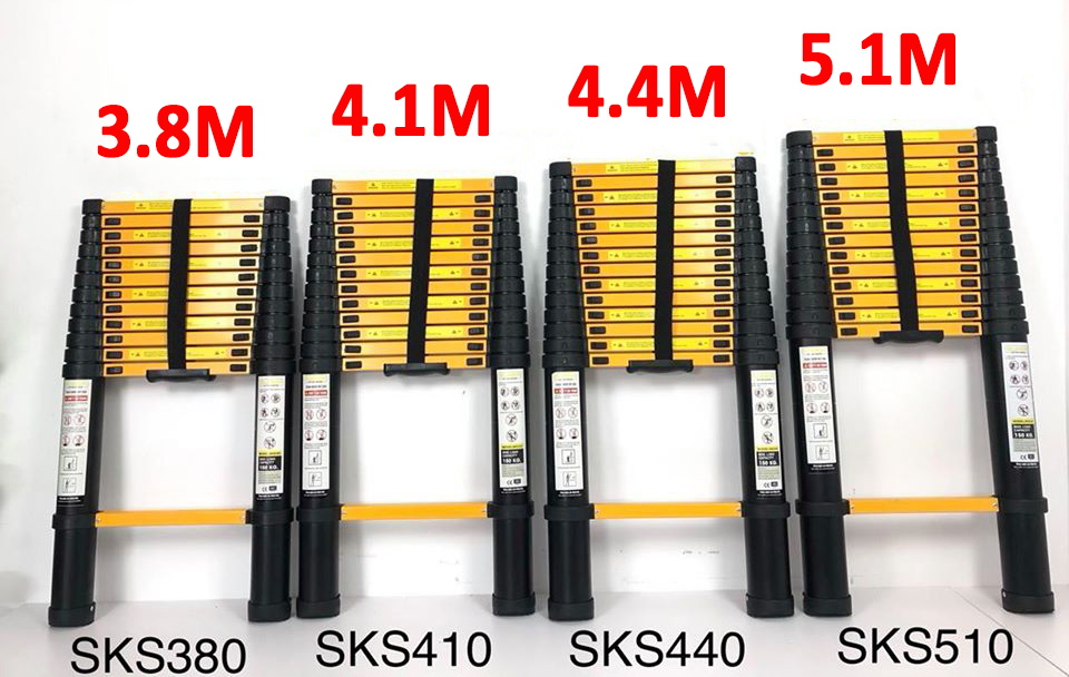 Thang nhôm rút xếp 4.4M Sumika SKS440
