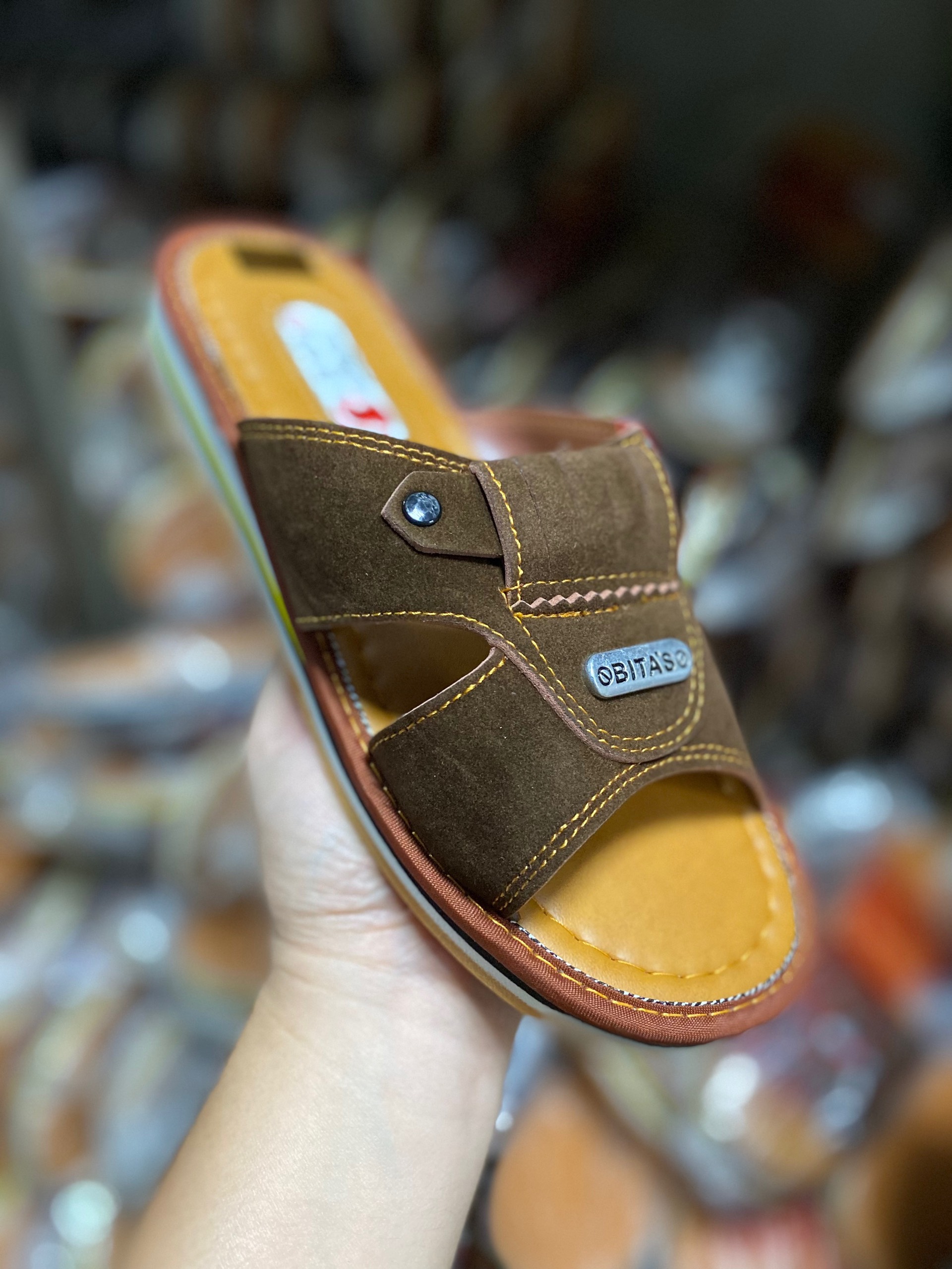 Dép Gà Nút Nam Bitas Chính Hiệu Size 38 - 42
