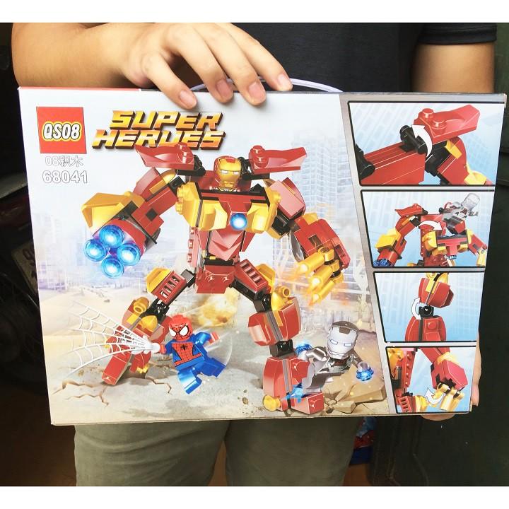 Bộ Lego QS08-68041 Lắp Ráp Robot Ironman ( 203 Mảnh )