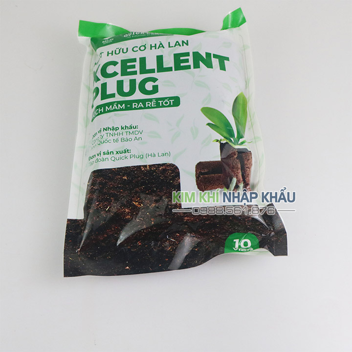 Mút ươm kie Hà Lan dùng cho phong lan gói 10 viên.