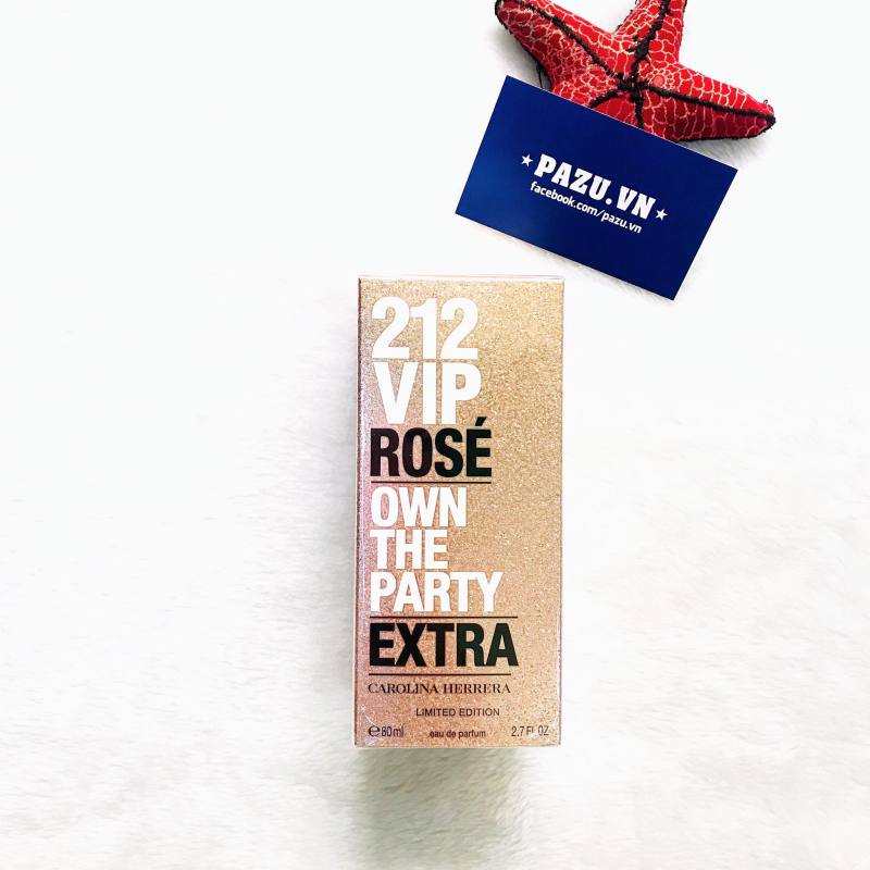 Nước Hoa Carolina Herrera 212 Vip Rose Own The Party Extra