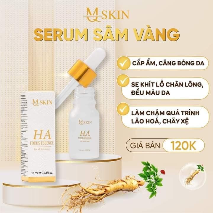 [HÓT CHÍNH HÃNG] COMBO KEM FACE CỐT NÁM SÂM VÀNG MQ SKIN