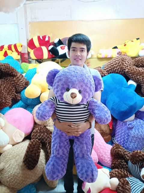GẤU BÔNG TEDDY KHỔ VẢI 1M CAO 80CM