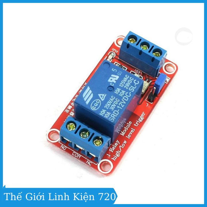 Module relay 12VDC 1 kênh high / low