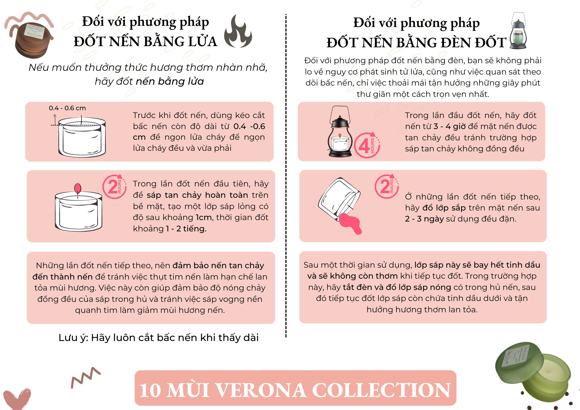 Nến thơm Verona Colletion Zenme - Macaron candle