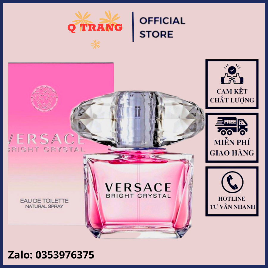 Nước hoa nữ versace bright crystal edt 90ml