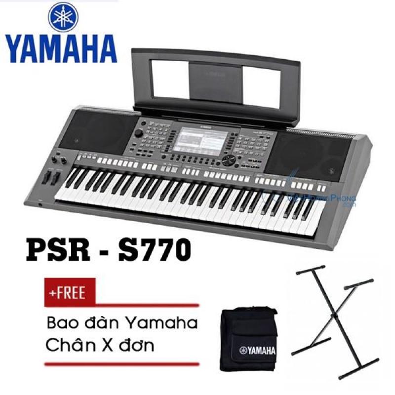 Đàn Organ Yamaha PSR-S770 Kèm AD + Giá nhạc + Chân X đơn + Bao đàn - Organ chuyên nghiệp - HappyLive Shop