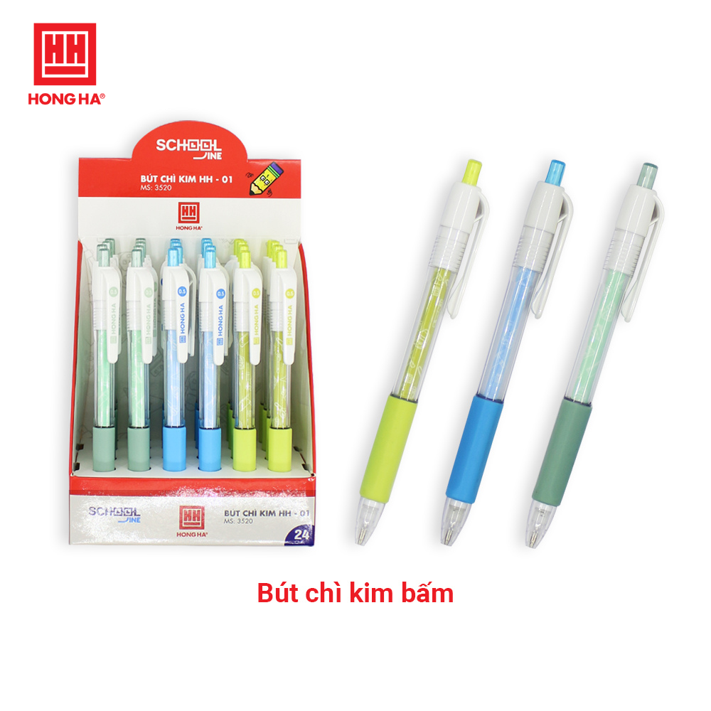 Bút chì kim hồng hà hh-01 3520 ngòi 0.5mm - bút chì bấm ngòi 0.5mm hh-01 hồng hà