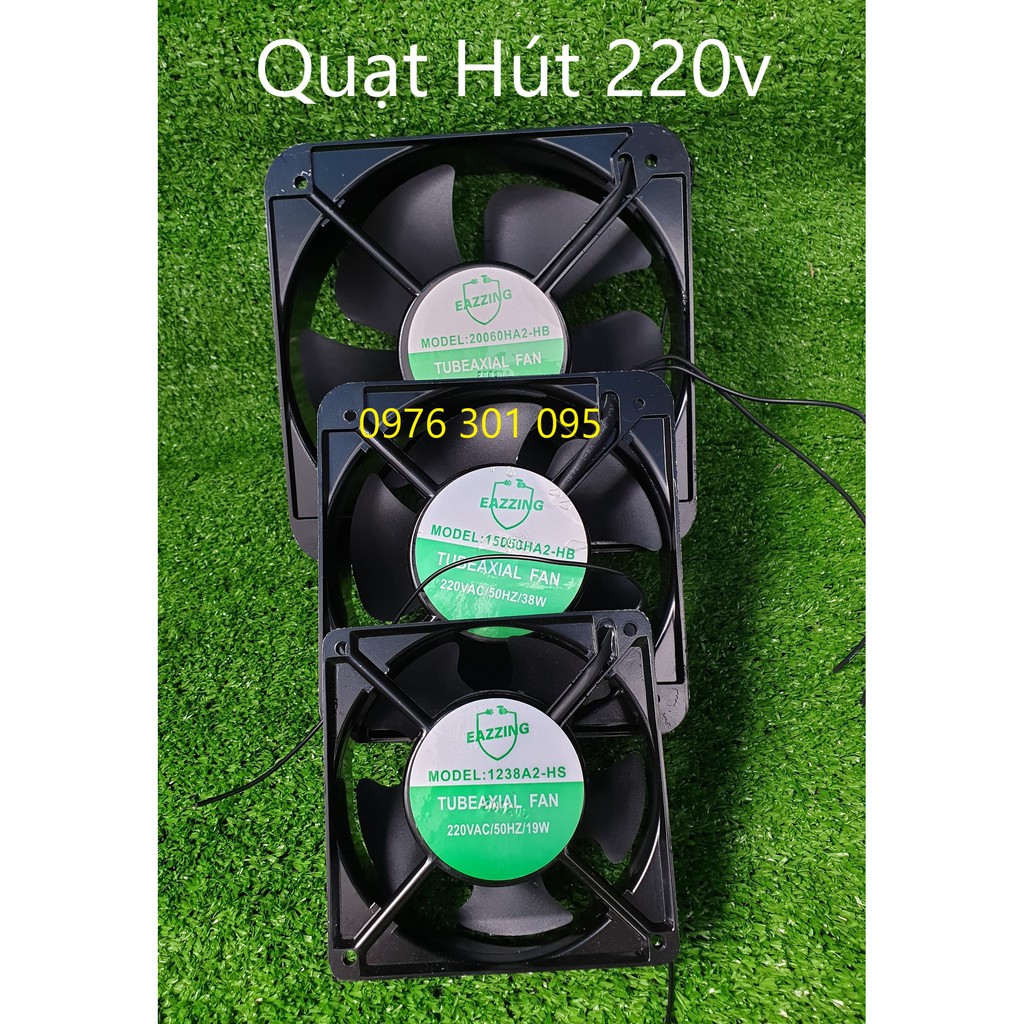 Quạt Hút Gió - Tản Nhiệt 220V ( 20Cm X 20Cm ), bảo hành 06 tháng - Đèn Led Thiên Vân